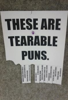 TearablePuns