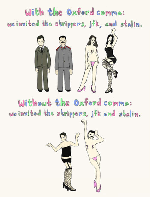 OxfordCommaStrippers