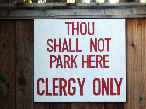 ClergyOnlyParking